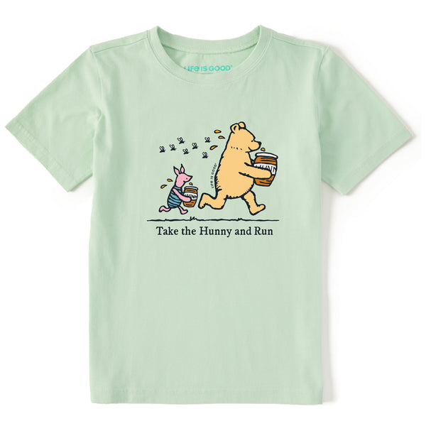 life is good Kids Take the Hunny and Run Short Sleeve Crusher Tee