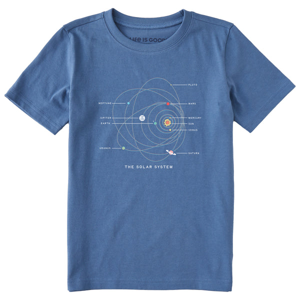 Life Is Good Kids The Solar System Short Sleeve Crusher Tee