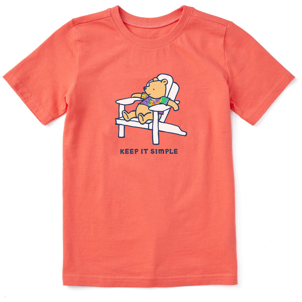 life is good Kids Tie Dye Winnie Keep it Simple Short Sleeve Crusher Tee