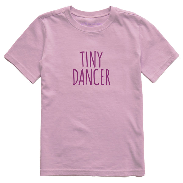 life is good Kids Tiny Dancer Text Short Sleeve Crusher Tee