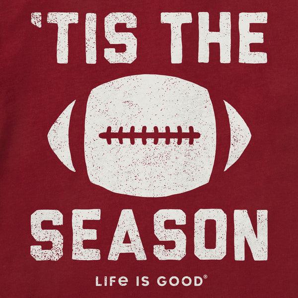 Life Is Good Kids Tis The Football Season Long Sleeve Crusher Tee
