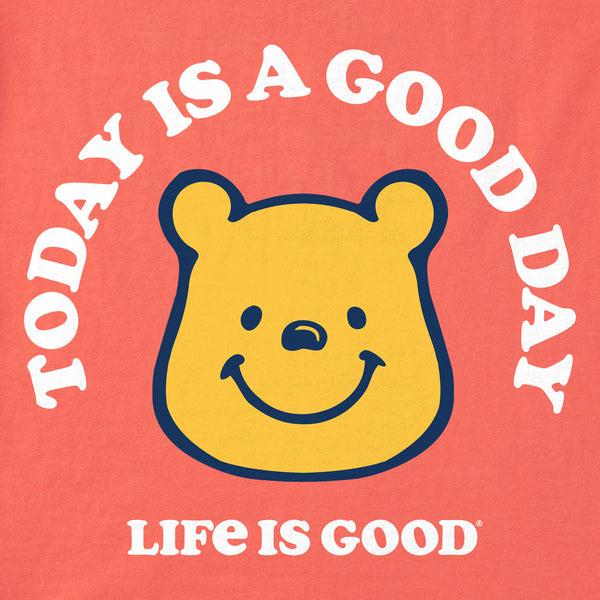 Life Is Good Kids Today Is A Good Day Winnie Short Sleeve Crusher Tee
