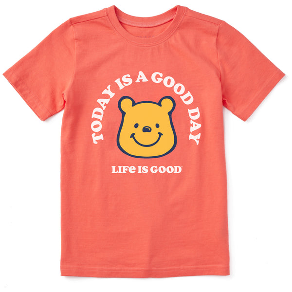 life is good Kids Today is a Good Day Winnie Short Sleeve Crusher Tee