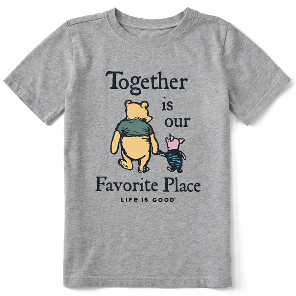 life is good Kids Together is Our Favorite Place Short Sleeve Crusher Tee