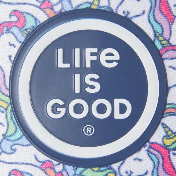 Life Is Good Kids Unicorn Friends Pattern Kids Trucker Hat