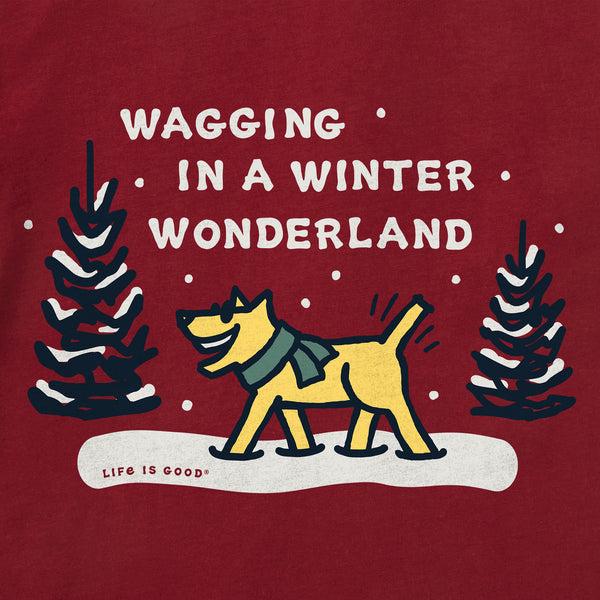 Life Is Good Kids Wagging Wonderland Rocket Long Sleeve Crusher Tee