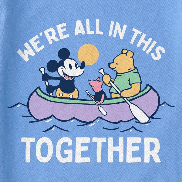 Life Is Good Kids We're All In This Together Canoe Short Sleeve Crusher Tee