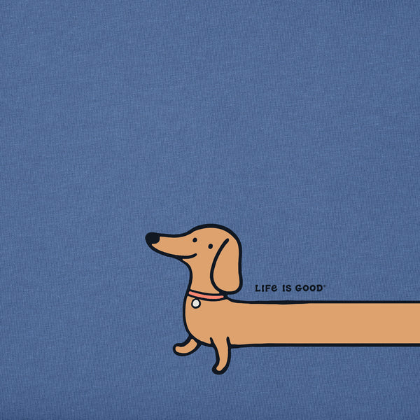 Life Is Good Kids Weenie Dog Short Sleeve Crusher Tee