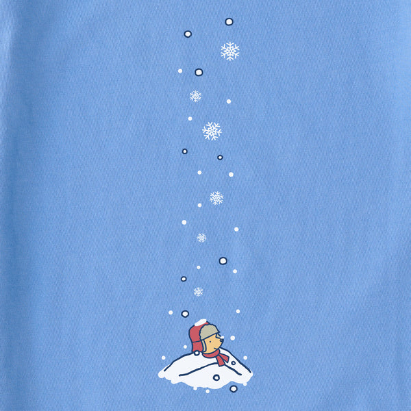 Life Is Good Kids Winnie Snow Pile Long Sleeve Crusher Tee