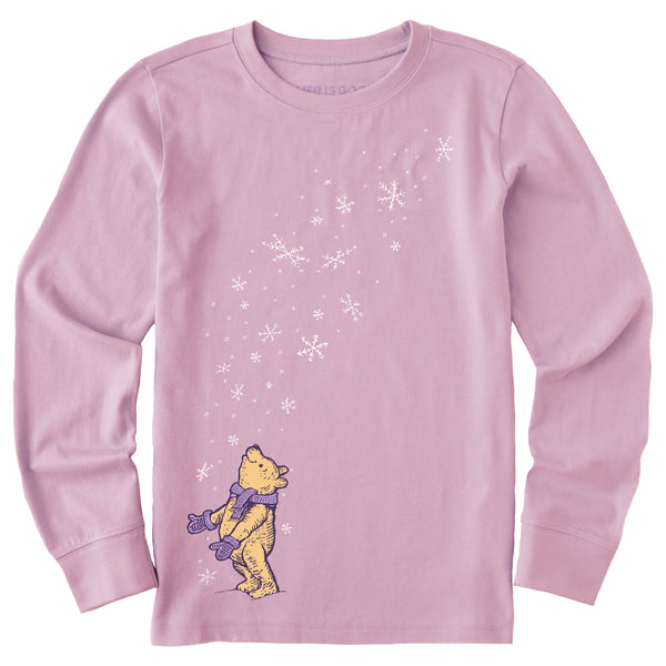 life is good Kids Winnie Snowfall Long Sleeve Crusher Tee