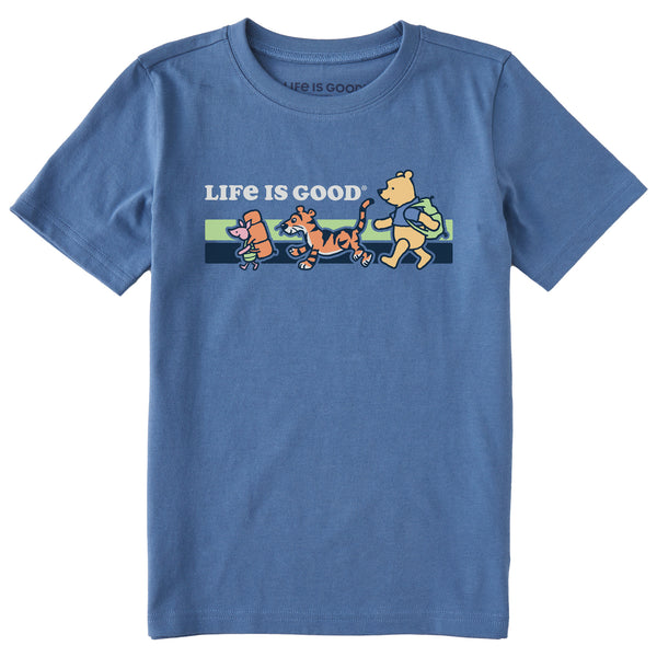 life is good Kids Winnie u0026 Friends Hike Short Sleeve Crusher Tee