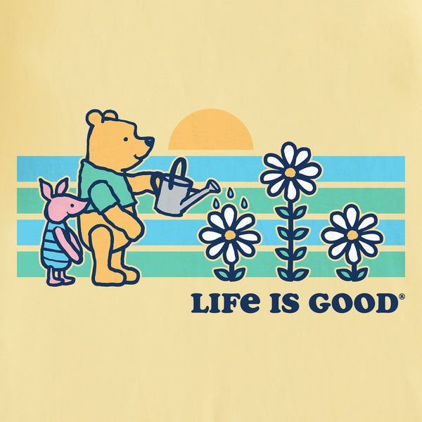 Life Is Good Kids Winnie U0026 P Flowers Short Sleeve Crusher Tee