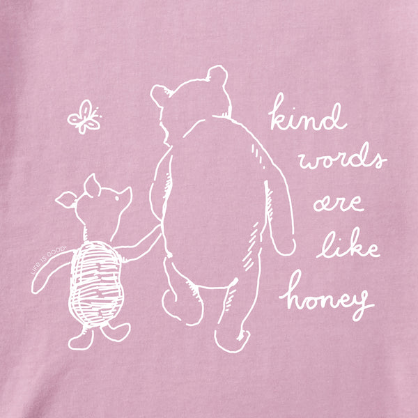 Life Is Good Kids Winnie U0026 P Kind Words Long Sleeve Crusher Tee