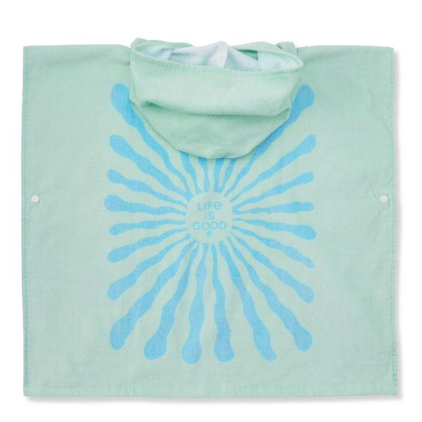 Life Is Good Kids Wordsmith Here Comes The Fun Fun In The Sun Poncho