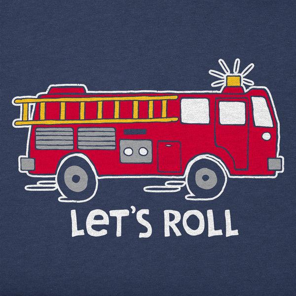 Life Is Good Let's Roll Firetruck Short Sleeve Toddler Crusher Tee