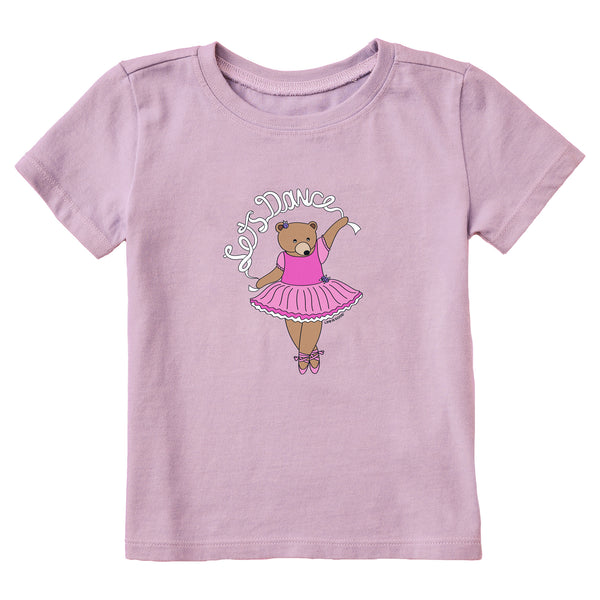 Life Is Good Lets Dance Ballet Bear Short Sleeve Toddler Crusher Tee