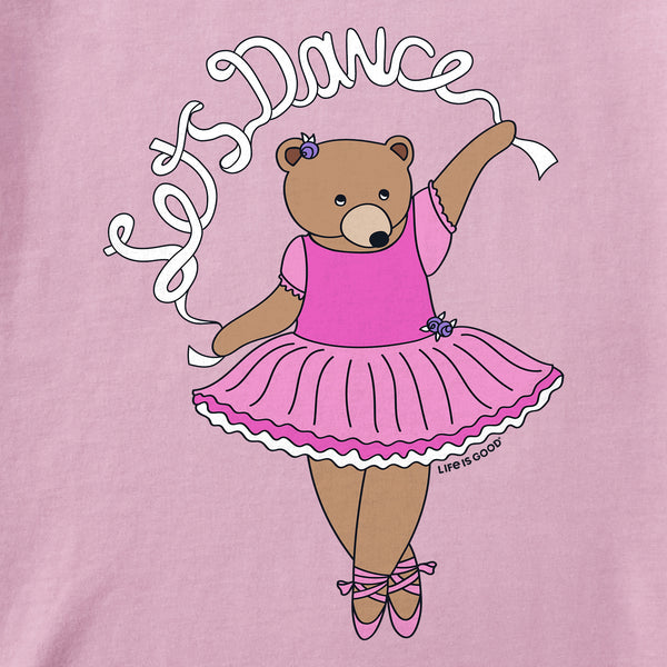 Life Is Good Lets Dance Ballet Bear Short Sleeve Toddler Crusher Tee