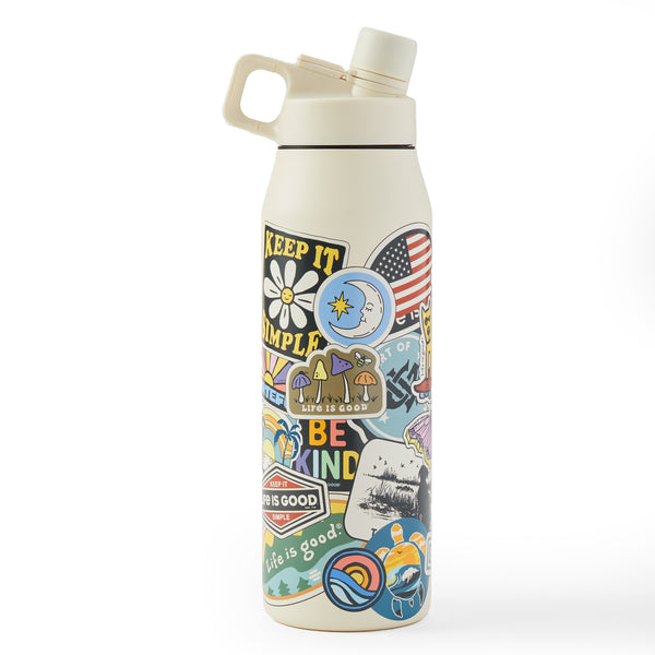 Life Is Good Adult Unisex 32 Oz. Twist Top Bottle