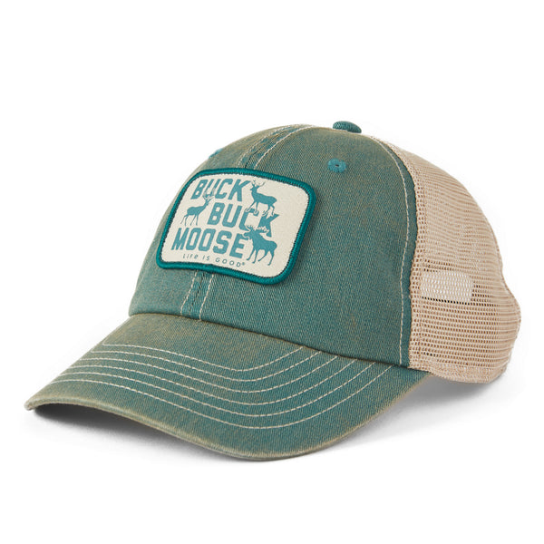 Life Is Good Adult Unisex Buck Buck Moose Trucker