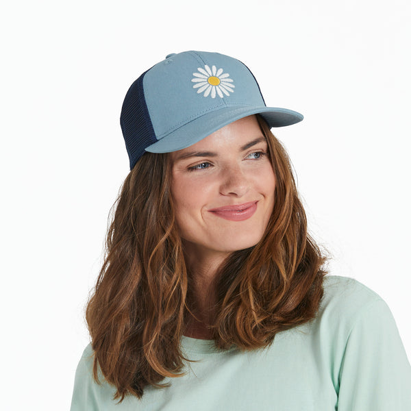Life Is Good Adult Unisex Clean Daisy Trucker