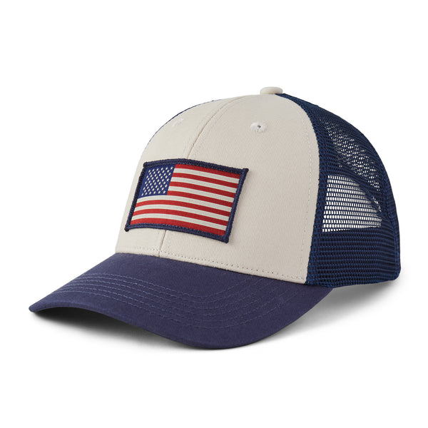 Life Is Good Adult Unisex Clean Flag Trucker