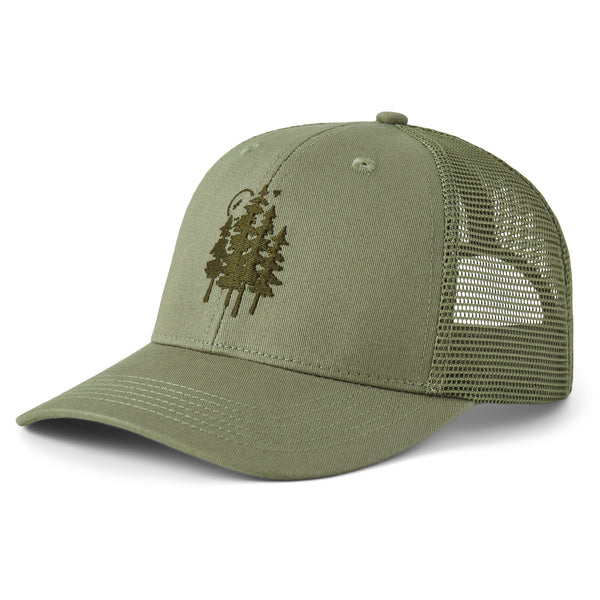 life is good Adult Unisex Crafty Forest Trucker