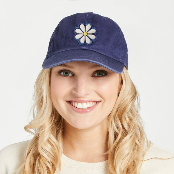 Life Is Good Adult Unisex Daisy Tattered Chill Cap