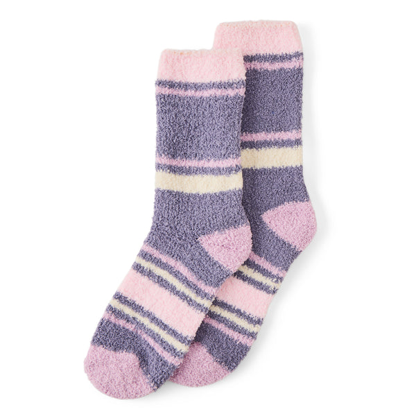 life is good Adult Unisex Dusk Purple Snuggle Sock