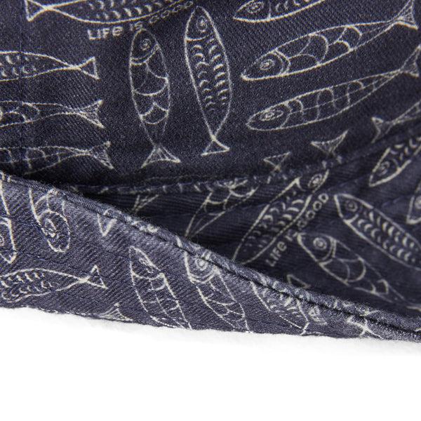 Life Is Good Adult Unisex Fish Pattern Bucket Hat