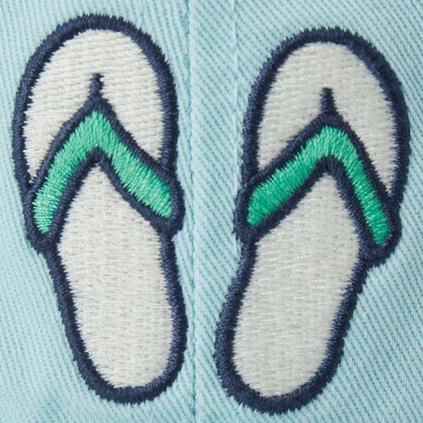 Life Is Good Adult Unisex Flip Flops Chill Cap