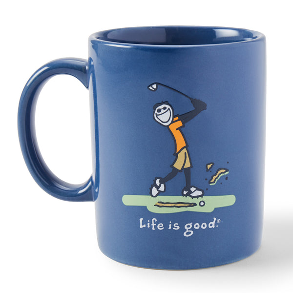 life is good Adult Unisex Jake Golfing Jake's Mug