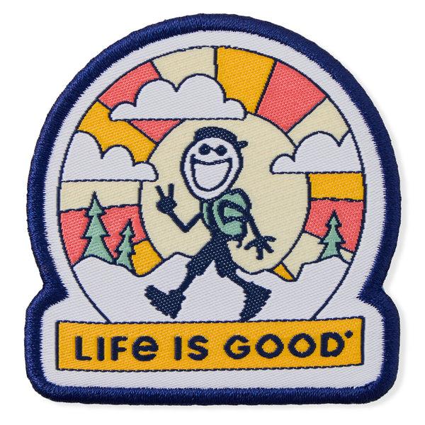 life is good Adult Unisex Jake Hike Woven Patch