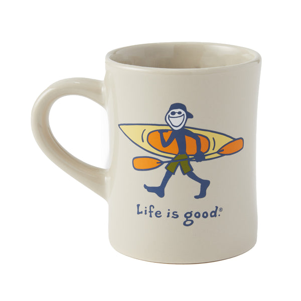 life is good Adult Unisex Jake Kayak Diner Mug