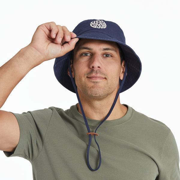 Life Is Good Adult Unisex LIG Circle Bucket Hat