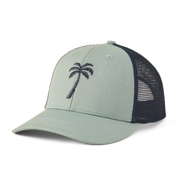 life is good Adult Unisex Palm Tree Trucker
