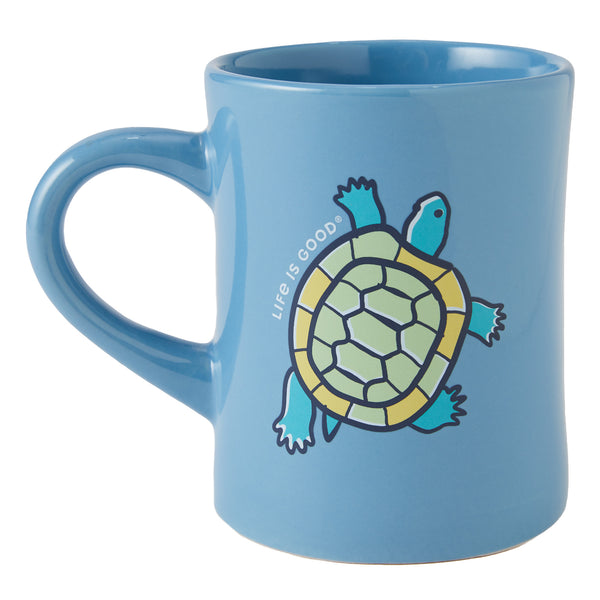 life is good Adult Unisex Peace Turtles Diner Mug