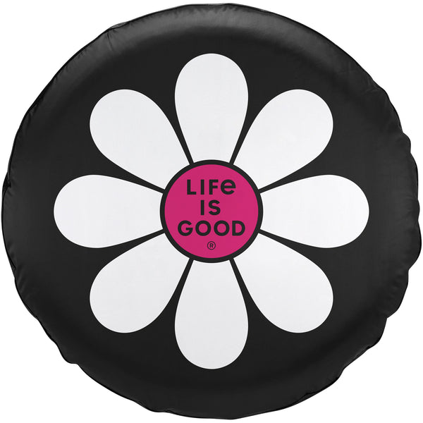 Life Is Good Adult Unisex Simple Daisy Tire Cover