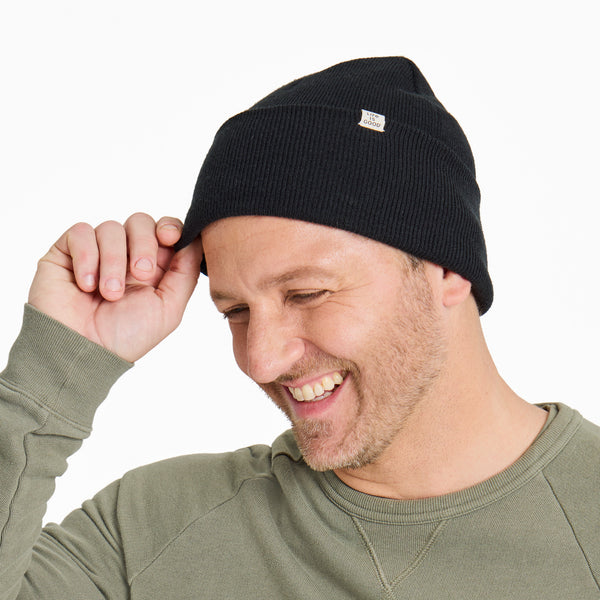 Life Is Good Adult Unisex Solid Cuff Beanie