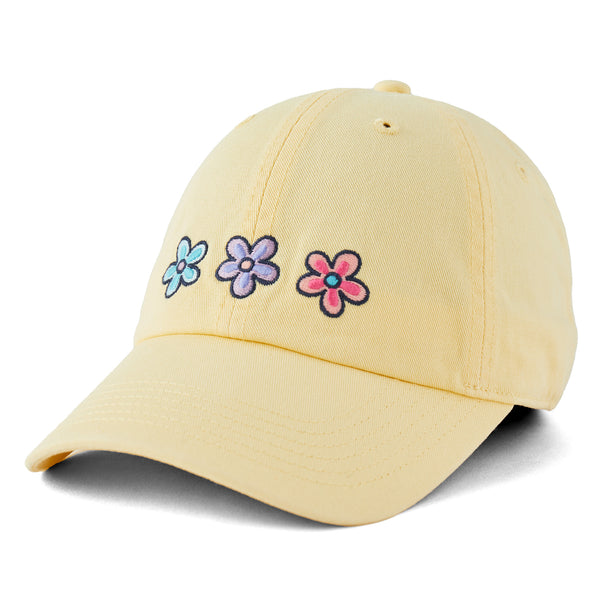 Life Is Good Adult Unisex Three Daisies Chill Cap