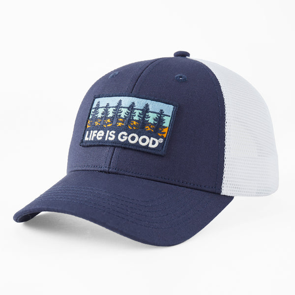 life is good Adult Unisex Tree Patch Trucker