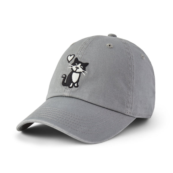 life is good Adult Unisex Tux Cat Chill Cap