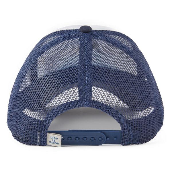 Life Is Good Adult Unisex Wave Stripe Trucker Hat