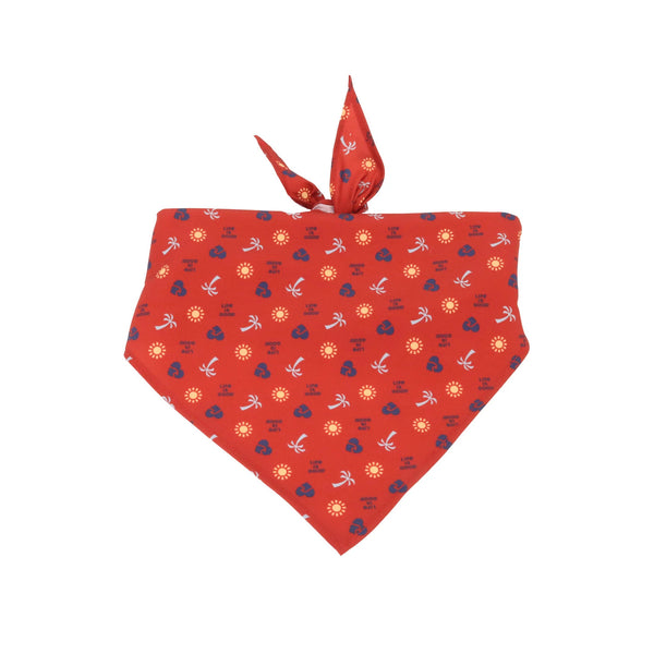 life is good Beach Elements Dog Bandana