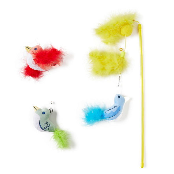 life is good Bird Teaser Wand Cat Toy