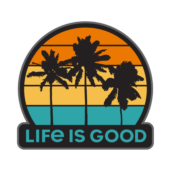 life is good Get Away Palms Decal