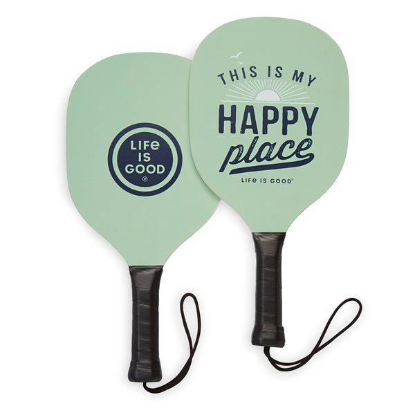 Life Is Good Life Is Good Happy Place Pickleball Set