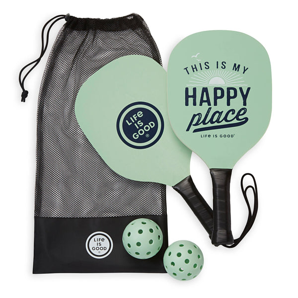 life is good Life is Good Happy Place Pickleball Set