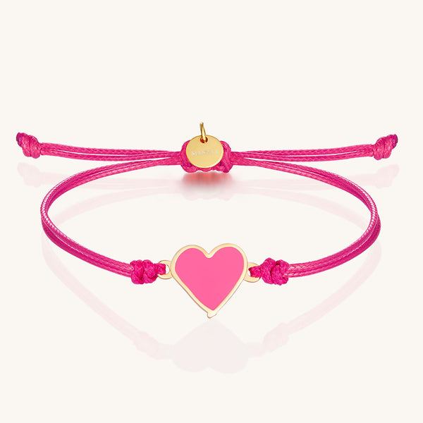 life is good Heart MantraBand Bracelet