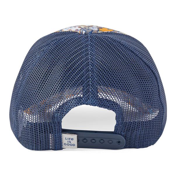 Life Is Good Heart Of Dogs Pattern Kids Trucker