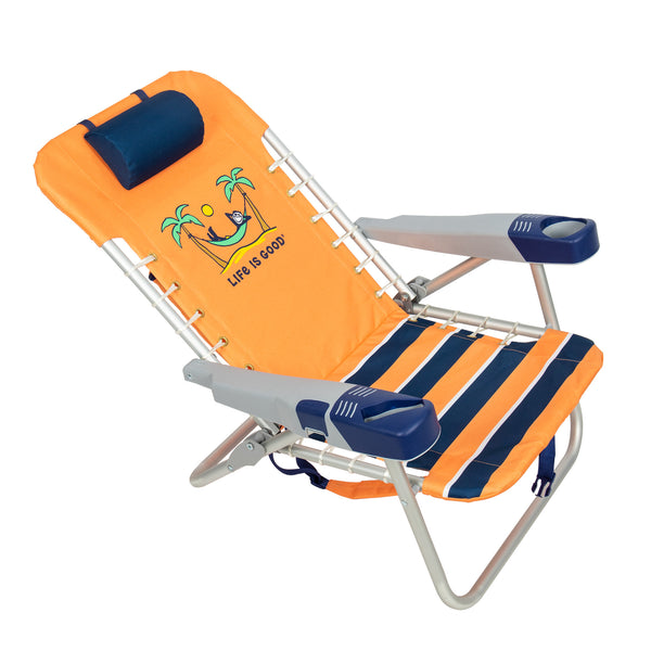 Life Is Good Jake Hammock Backpack Beach Chair